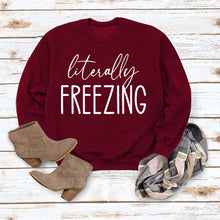 Load image into Gallery viewer, Girls Printed Loose Round Neck Long Sleeve Top Sweater - # GIAA23510035
