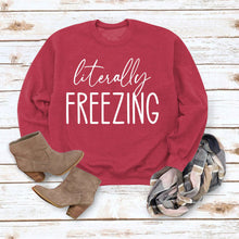 Load image into Gallery viewer, Girls Printed Loose Round Neck Long Sleeve Top Sweater - # GIAA23510035
