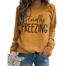 Load image into Gallery viewer, Girls Printed Loose Round Neck Long Sleeve Top Sweater - # GIAA23510035
