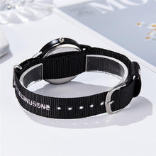 Load image into Gallery viewer, Girls Small Elegant Wrist Watch Women Fashion Nylon Strap Dress Quartz Watch Simple Wild Girlfriends Couple Watch Analog Quartz Watches With Nylon Strap Nylon Band Wristwatch
