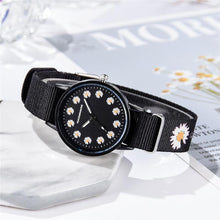 Load image into Gallery viewer, Girls Small Elegant Wrist Watch Women Fashion Nylon Strap Dress Quartz Watch Simple Wild Girlfriends Couple Watch Analog Quartz Watches With Nylon Strap Nylon Band Wristwatch
