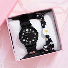 Load image into Gallery viewer, Girls Small Elegant Wrist Watch Women Fashion Nylon Strap Dress Quartz Watch Simple Wild Girlfriends Couple Watch Analog Quartz Watches With Nylon Strap Nylon Band Wristwatch
