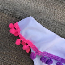 Load image into Gallery viewer, Girls Split Swimsuits Cute Shoulder Swimsuit Toddler Baby Girls 2 Piece Swimsuit Kids Bathing Beach Sun Suit  Children Swimwear Bikini Set Girl Swimming Clothes Kids Bathing Suit Beachwear For Summer
