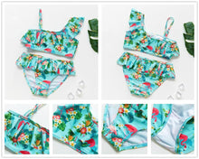 Load image into Gallery viewer, Girls Swimsuit High quality Girls swimwear Two pieces Kids Bikini Set Swimming Suit For Children Girls Swimsuit Flounce Bikini Set 2 Piece Swimwear Watermelon Ruffle Bathing Suits
