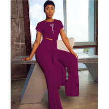 Load image into Gallery viewer, Casual Two-Piece Short-Sleeved Trousers Set - # GIAA23310002
