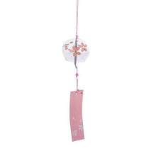 Load image into Gallery viewer, Glass Wind Chimes Japanese-Style Wind Chime Simple And Beautiful Label Pendnat Wind Bells Japanese Glass Wind Chime Handmade Pendants For Birthday Gift and Home Decors
