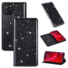 Load image into Gallery viewer, Glitter Leather Magnetic Flip Case for IPhone 14 13 11 12 Mini Pro Max Wallet Card Holder Cover Flip Shockproof Leather Wallet Case With Stand Silicone Bumper Cover
