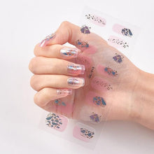 Load image into Gallery viewer, Glitter Series Shiny Manicure Decoration Designed Nail Art Stickers Nail Decoration Nail Wraps Shiny Tattoos Kids Nails Art Decoration Nail Strips Shiny French Tip Guides Stickers French Nail Stickers Form Fringe Guides
