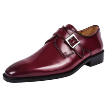 Load image into Gallery viewer, GLORIA Genuine Leather Oxford Style Monk Straps Shoe
