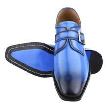 Load image into Gallery viewer, GLORIA Genuine Leather Oxford Style Monk Straps Shoe
