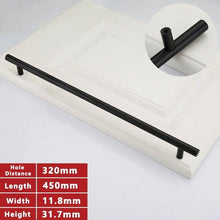 Load image into Gallery viewer, Gold Kitchen Door T Bar Straight Cupboard Handle Knobs Cabinet Pull Aluminum Alloy Handles Furniture Handle T Bar Handles for Kitchen Cabinets Door Brushed Brass Drawer Pulls Knobs Stainless Steel Furniture Hardware
