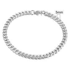 Load image into Gallery viewer, Gold-Tone Stainless Steel Cuban Bracelet 3-11mm
