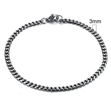 Load image into Gallery viewer, Gold-Tone Stainless Steel Cuban Bracelet 3-11mm

