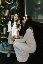 Load image into Gallery viewer, Gold Velvet Darling Hair Bow
