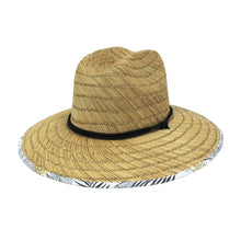 Load image into Gallery viewer, Peter Grimm Gold Leaf - Rye Straw Lifeguard Hat
