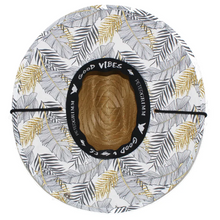 Load image into Gallery viewer, Peter Grimm Gold Leaf - Rye Straw Lifeguard Hat
