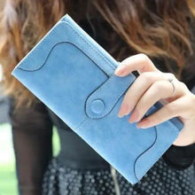 Load image into Gallery viewer, Gorgeous Matte Leather Long Wallet For Women And Lady Purse High Quality Female Wallets Card Holder Clutch Carteras
