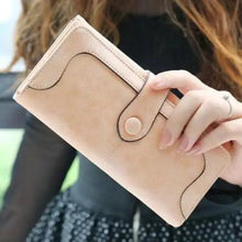 Load image into Gallery viewer, Gorgeous Matte Leather Long Wallet For Women And Lady Purse High Quality Female Wallets Card Holder Clutch Carteras
