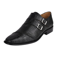 Load image into Gallery viewer, GRACE Genuine Leather Oxford Style Double Monk Strap Shoes for Men

