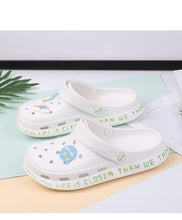 Load image into Gallery viewer, Gray Cute Summer Sandals Women Beach Sandals Non Slip Comfortable Lightweight Outdoor Sandals Woman Light Weight Quick Drying Slip-On Garden Clog Shoes Rubber Slipper
