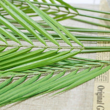 Load image into Gallery viewer, Green Artificial Palm Leaves Plastic Tropical Tree Fake  Indoor Outdoor Garden Home Outdoor Decorations
