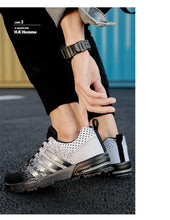 Load image into Gallery viewer, Green Breathable Mens Running Sneakers Outdoor Marathon Lightweight Running Mens Sport Shoes Athletic Footwear Breathable Comfortable Athletic Sport Sneakers
