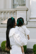 Load image into Gallery viewer, Green Velvet Darling Hair Bow
