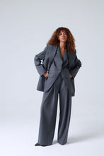 Load image into Gallery viewer, Broadway 3-piece Sophia Tailored Virgin Wool Suit in Mid Grey
