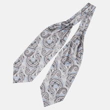 Load image into Gallery viewer, Bugatti - Silk Ascot Cravat Tie - Grey
