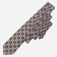 Load image into Gallery viewer, La Vigna - Printed Wool &amp; Silk Tie - Grey

