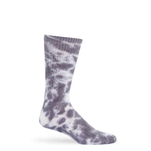 Load image into Gallery viewer, Grey Tie-Dye Casual Crew Socks

