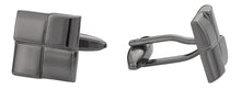 Load image into Gallery viewer, Gun Metal Square Cufflinks
