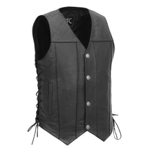 Load image into Gallery viewer, Gun Slinger Men's Motorcycle Western Style Leather Vest
