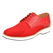 Load image into Gallery viewer, Gutta Lizard Print Leather Textile Casual Sneakers
