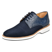 Load image into Gallery viewer, Gutta Lizard Print Leather Textile Casual Sneakers
