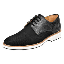 Load image into Gallery viewer, Gutta Lizard Print Leather Textile Casual Sneakers
