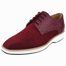 Load image into Gallery viewer, Gutta Lizard Print Leather Textile Casual Sneakers
