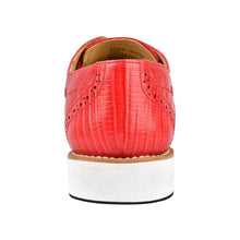 Load image into Gallery viewer, Gutta Lizard Print Leather Textile Casual Sneakers
