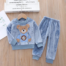 Load image into Gallery viewer, Kids Flannel Pajama Set - # BOAA11710007
