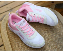 Load image into Gallery viewer, Gym Woman Spring Summer Sneakers Breathable Women Casual Shoes Trainers Running Shoes Light Mesh Tennis Casual Sneakers Fashion Walking Shoes For Womens
