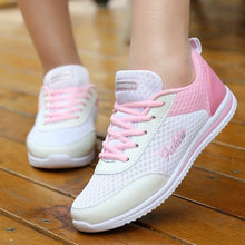 Load image into Gallery viewer, Gym Woman Spring Summer Sneakers Breathable Women Casual Shoes Trainers Running Shoes Light Mesh Tennis Casual Sneakers Fashion Walking Shoes For Womens
