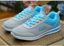 Load image into Gallery viewer, Gym Woman Spring Summer Sneakers Breathable Women Casual Shoes Trainers Running Shoes Light Mesh Tennis Casual Sneakers Fashion Walking Shoes For Womens
