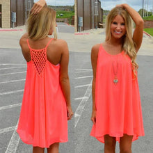 Load image into Gallery viewer, Seaside Dream Chiffon Sundress - Effortless Elegance for Sunny Days

