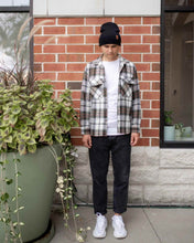 Load image into Gallery viewer, HAAKWEAR Midnight Black Beanie Hat - Classic Cuffed Knit - Made in USA
