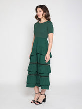 Load image into Gallery viewer, Half Knit Fabric Long Dress
