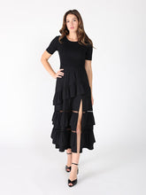 Load image into Gallery viewer, Half Knit Fabric Long Dress
