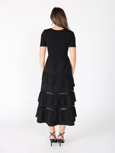 Load image into Gallery viewer, Half Knit Fabric Long Dress
