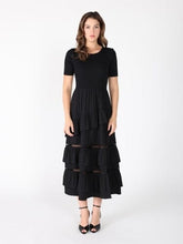 Load image into Gallery viewer, Half Knit Fabric Long Dress

