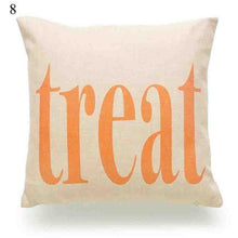 Load image into Gallery viewer, Halloween Cushion Cover Soft Linen Pillow Case Sofa Decoration Pumpkin Printed Pillow Case Orange And Black Pillow Cover For Living Room Car Pillowcase Home Supplies
