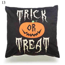 Load image into Gallery viewer, Halloween Cushion Cover Soft Linen Pillow Case Sofa Decoration Pumpkin Printed Pillow Case Orange And Black Pillow Cover For Living Room Car Pillowcase Home Supplies
